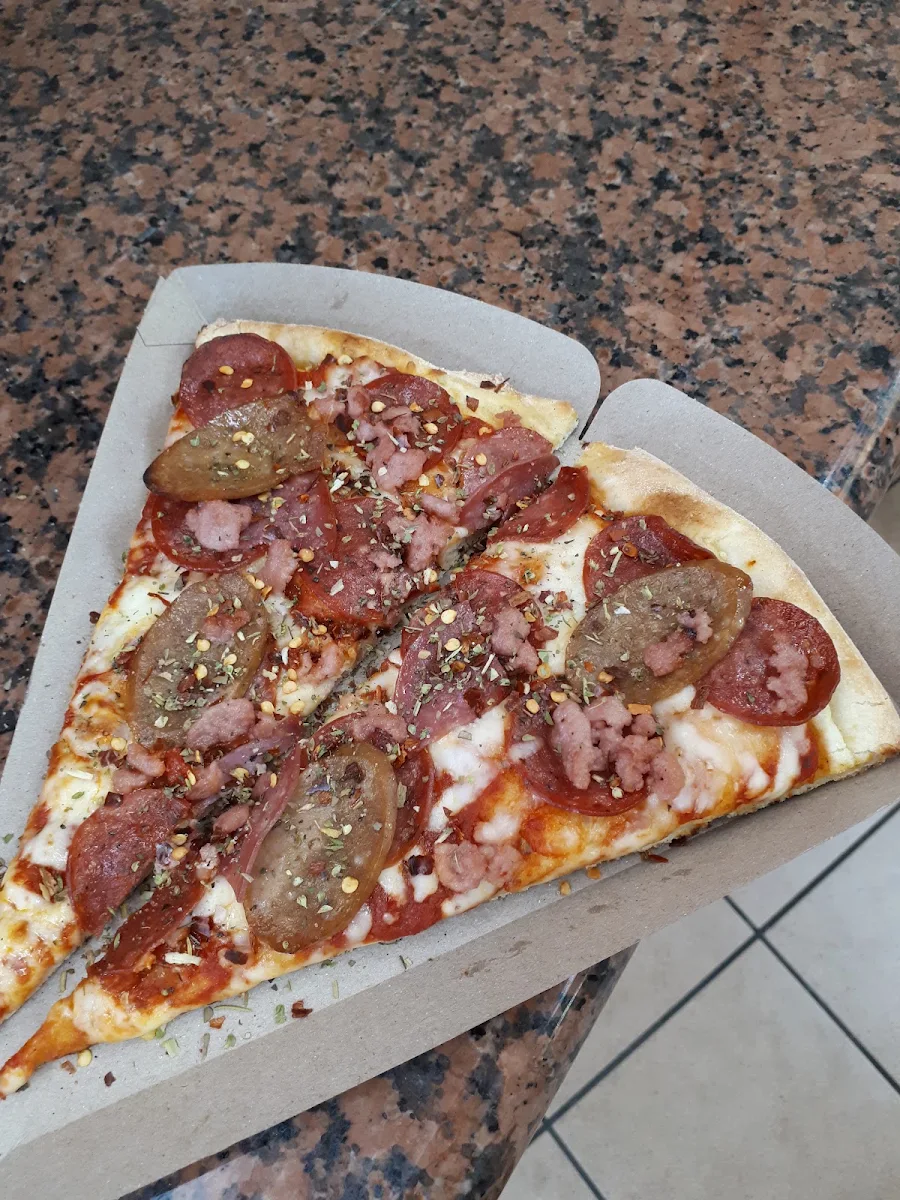 Meat Lovers Pizza with Chilli Flakes