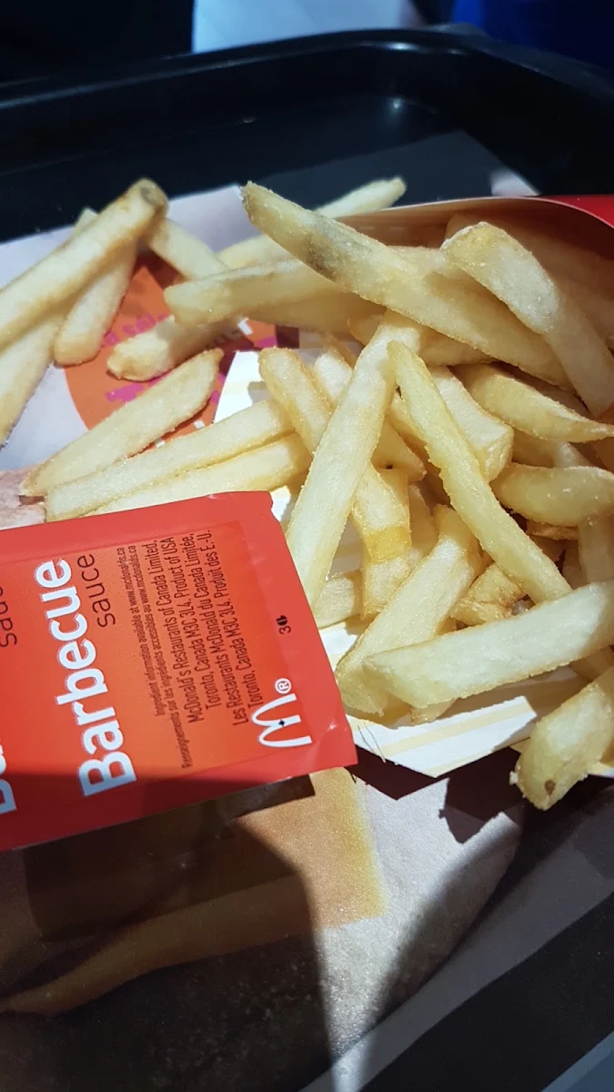 Fries with BBQ Sauce