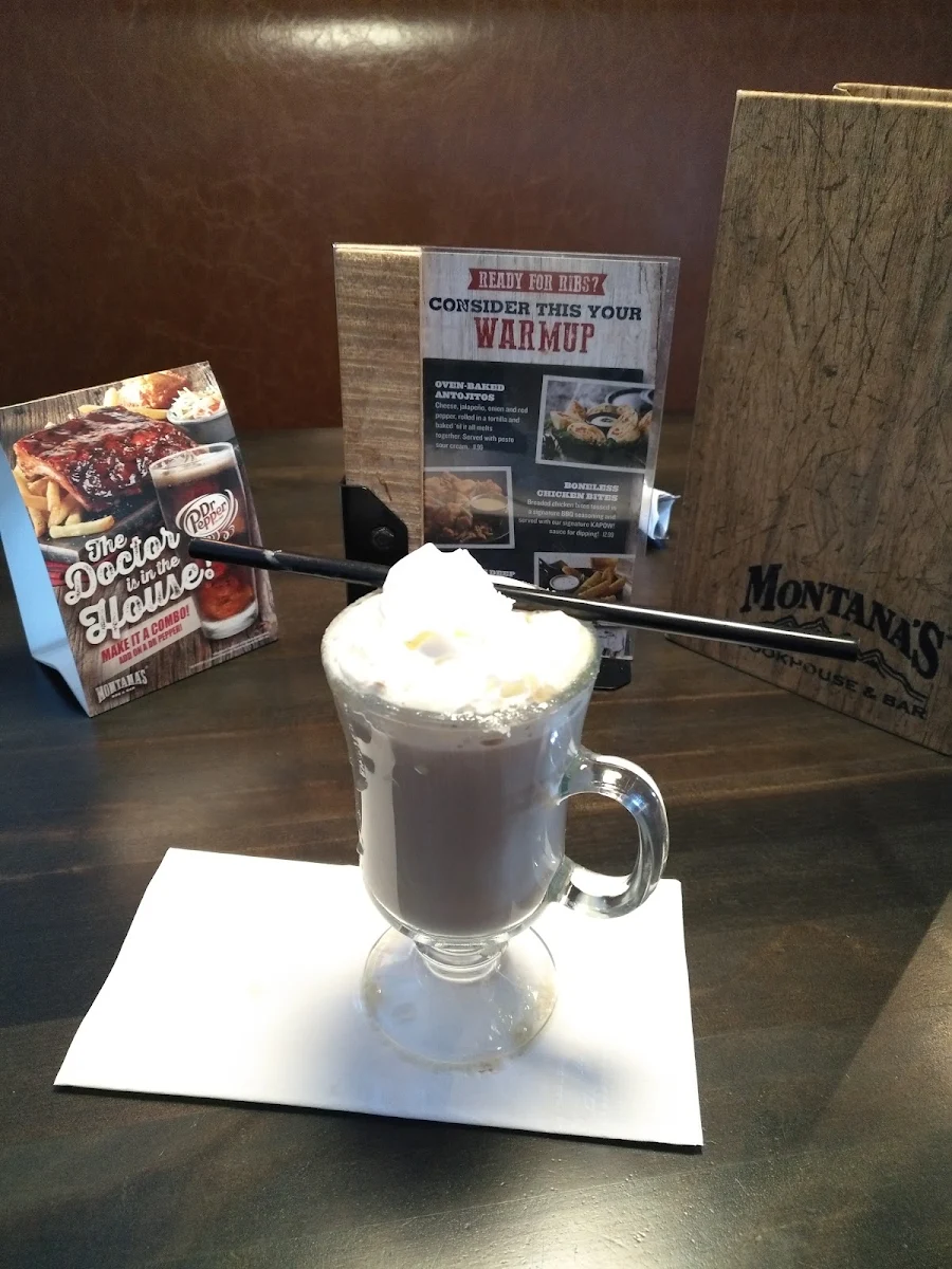 Bailey's and Coffee with Whipped Cream and a Sugared Rim
