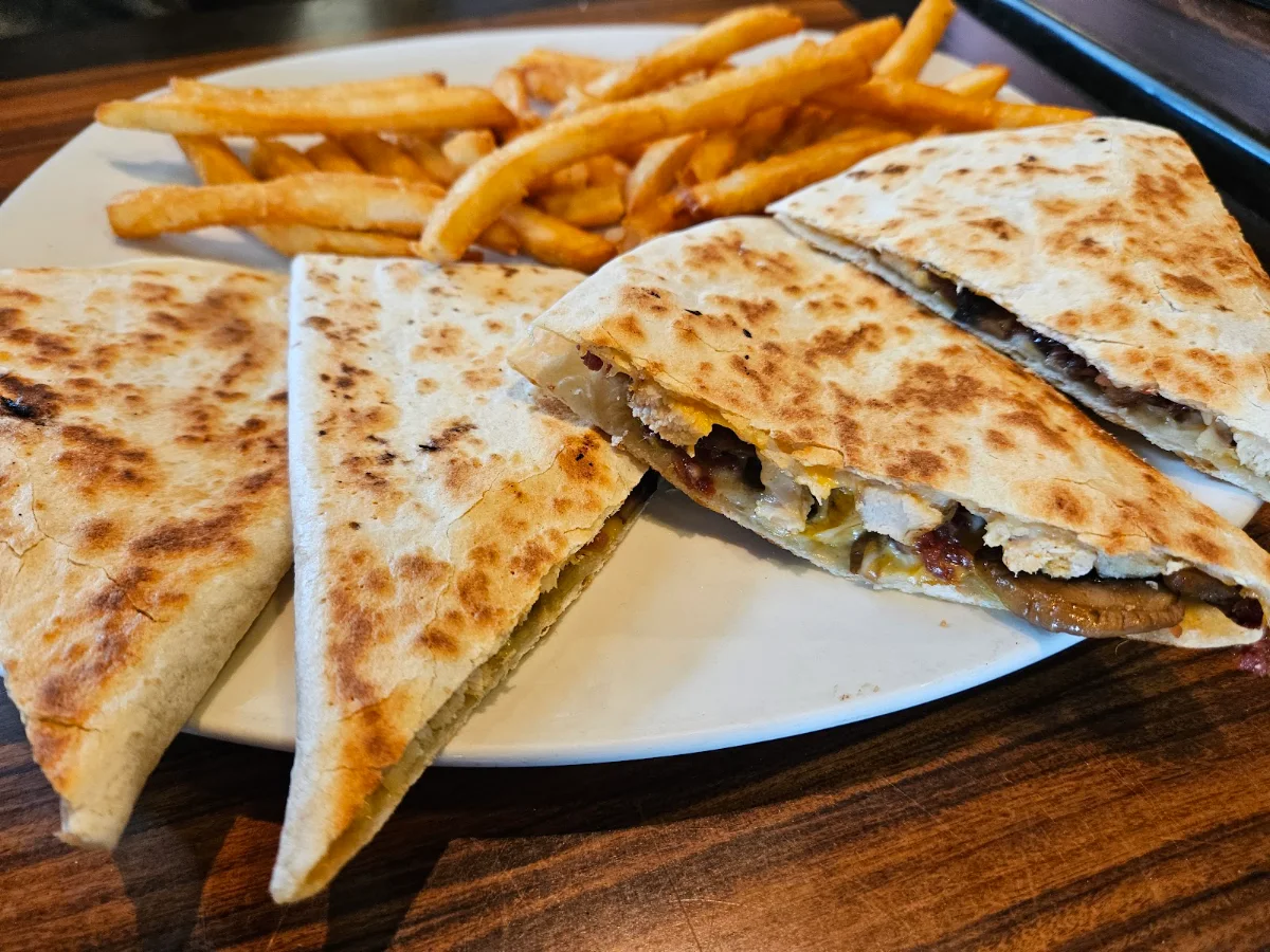 Alice Springs Chicken Quesadilla