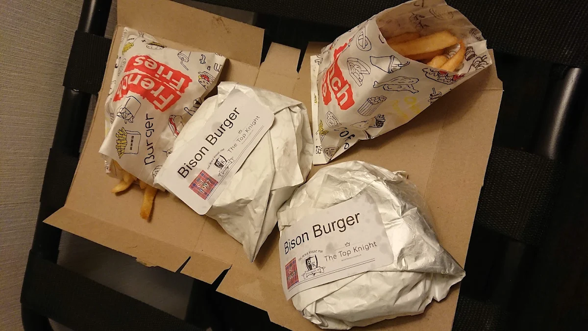 Bison Burger&French Fries