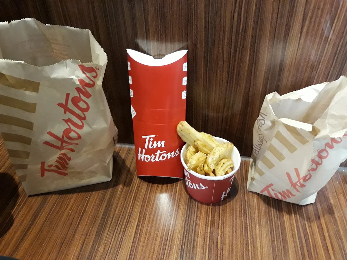 Chicken Bacon Ranch Wrap and Fries