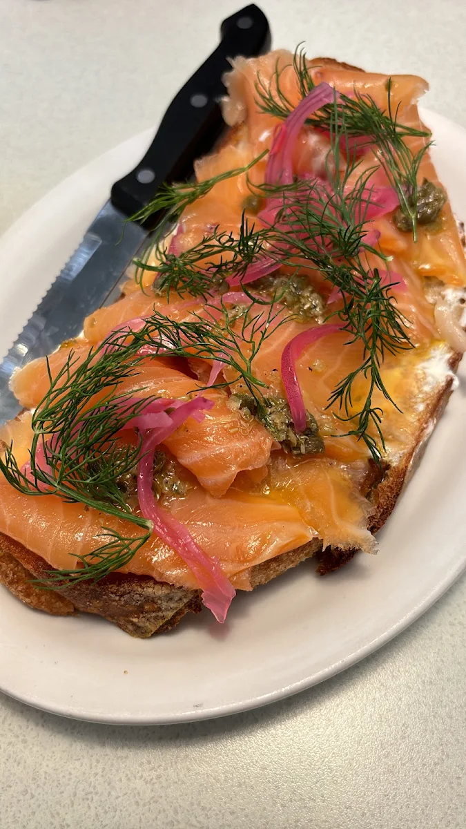 Smoked Salmon Toast