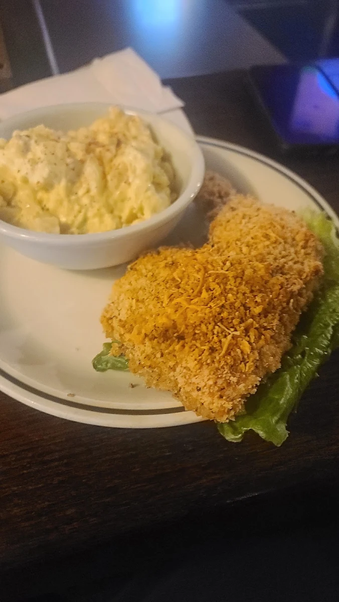 Fry Chicken with Potato Salad