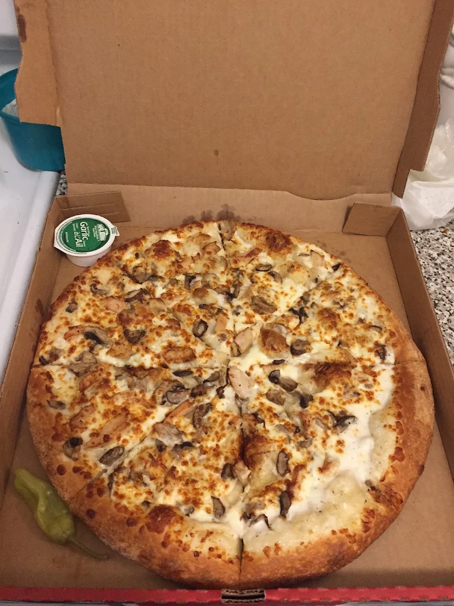 Garlic Crust Pizza