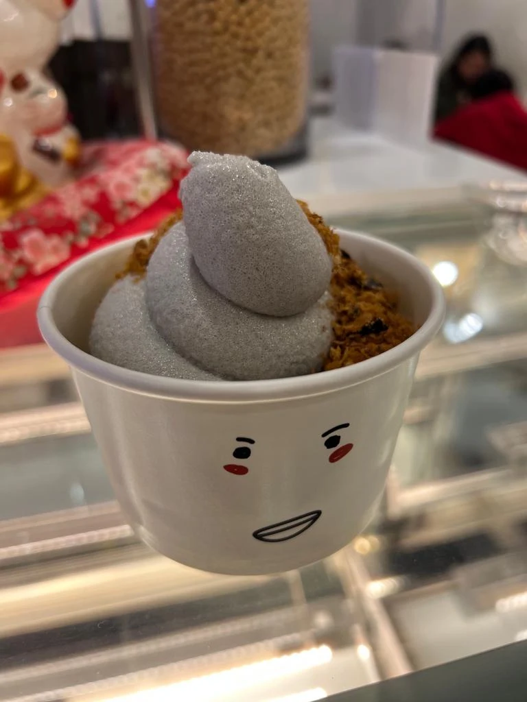 Black Sesame Soy Soft Serve