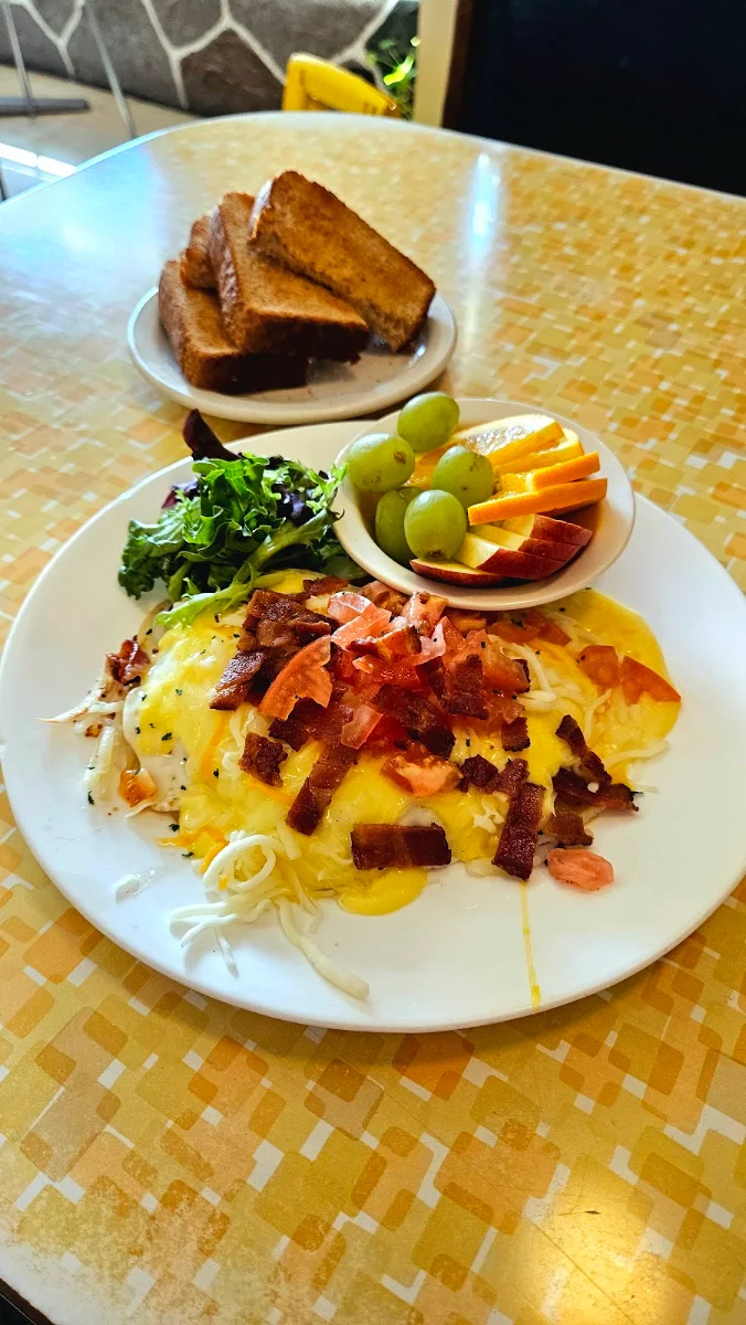 Bacon and Cheddar Hash Browns Stack