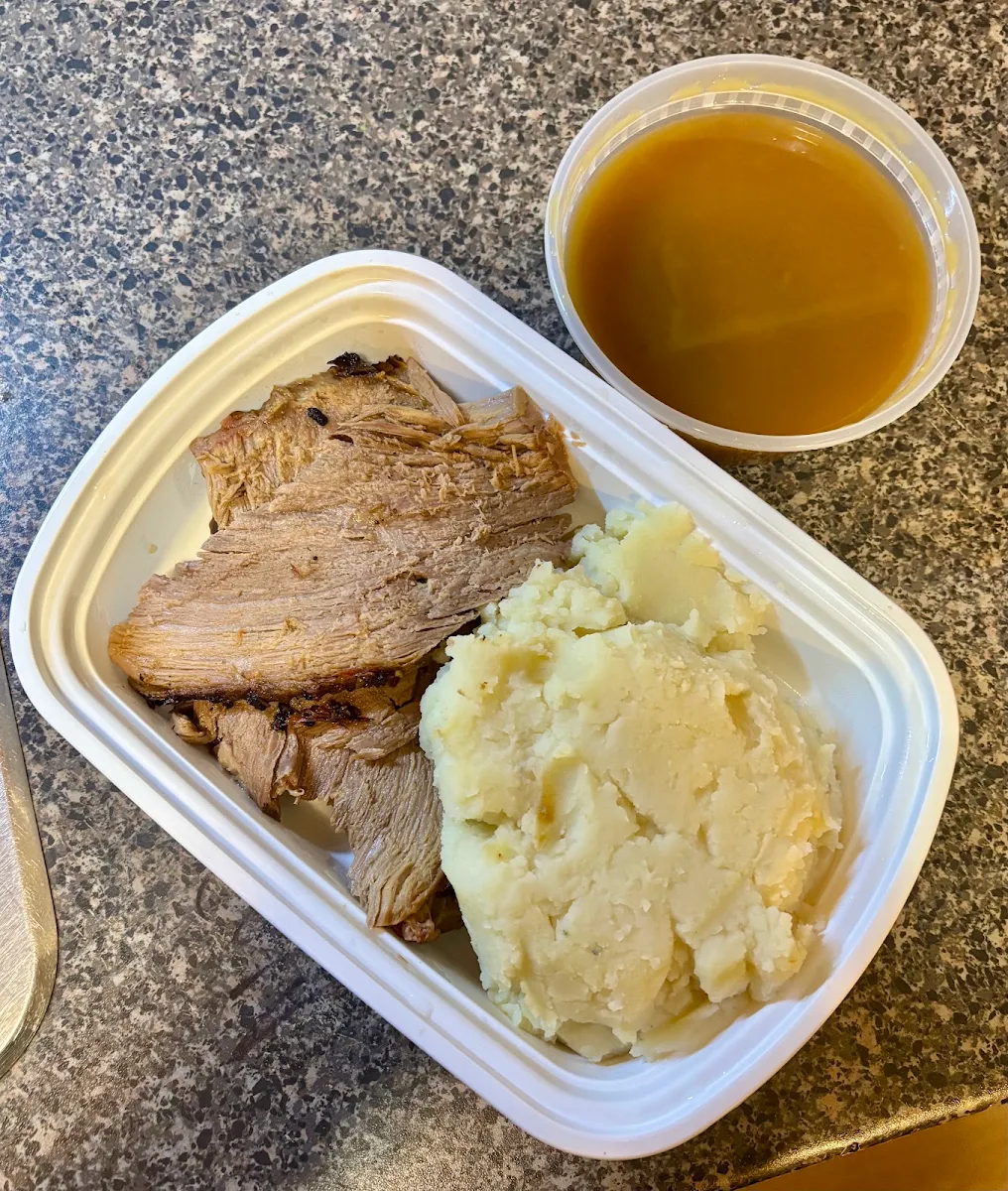 Roast Beef Mashed Potatoes and Gravy