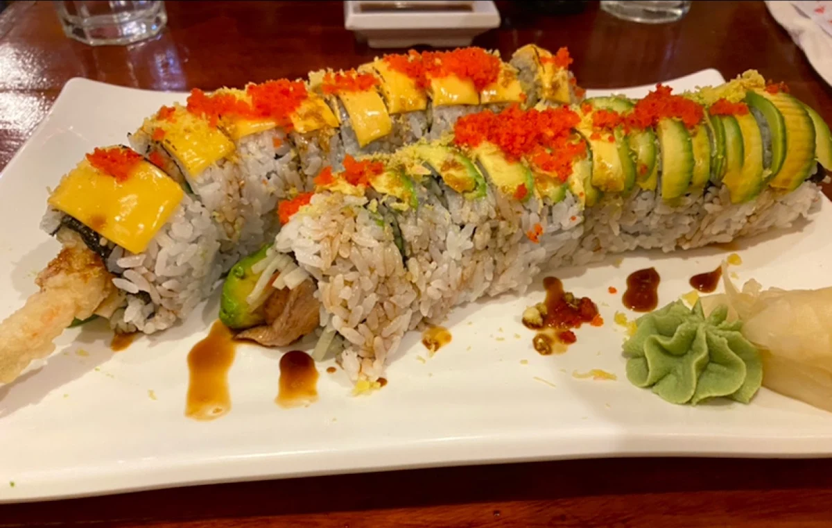 Spicy Salmon Scallop Roll