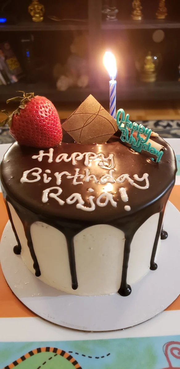 Double Chocolate Cake with Vanilla Buttercream