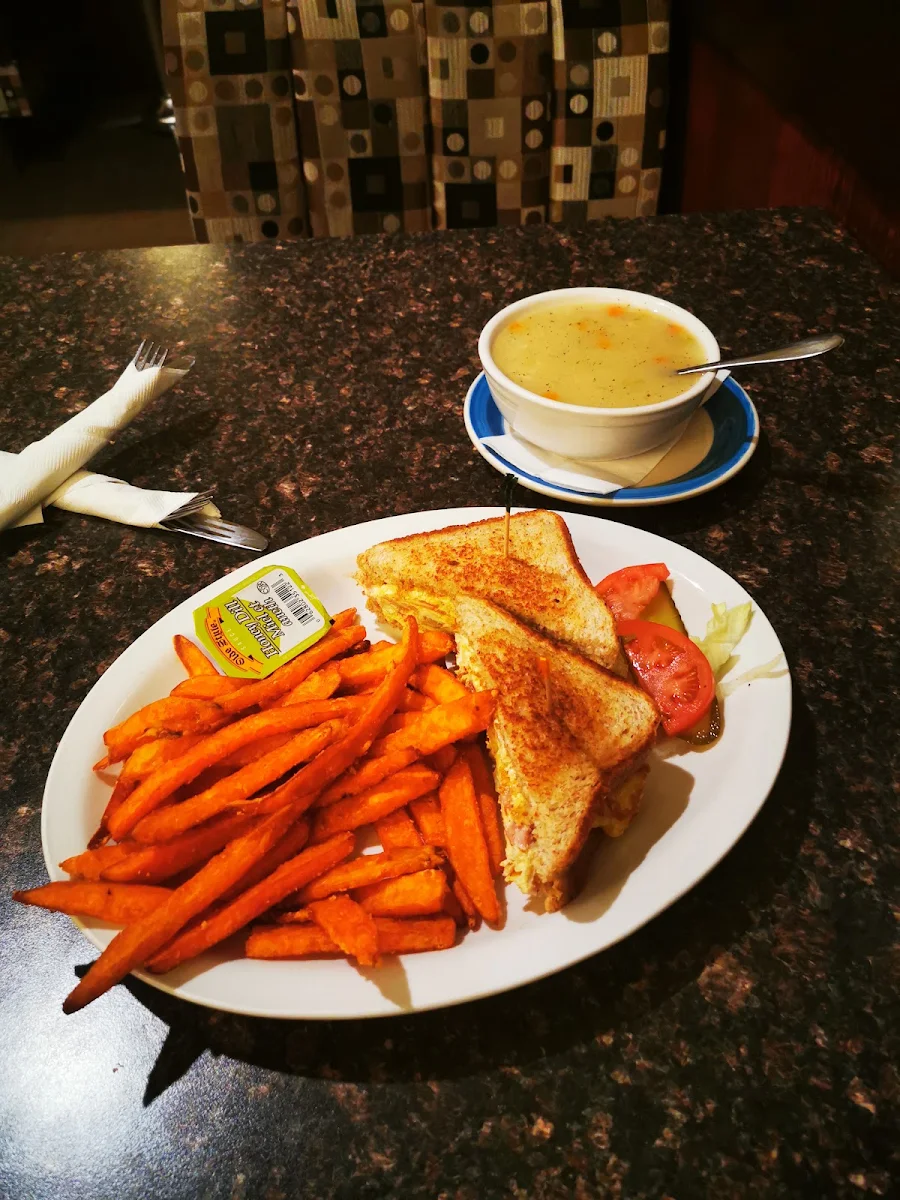 Denver Sandwich with Yam Fries