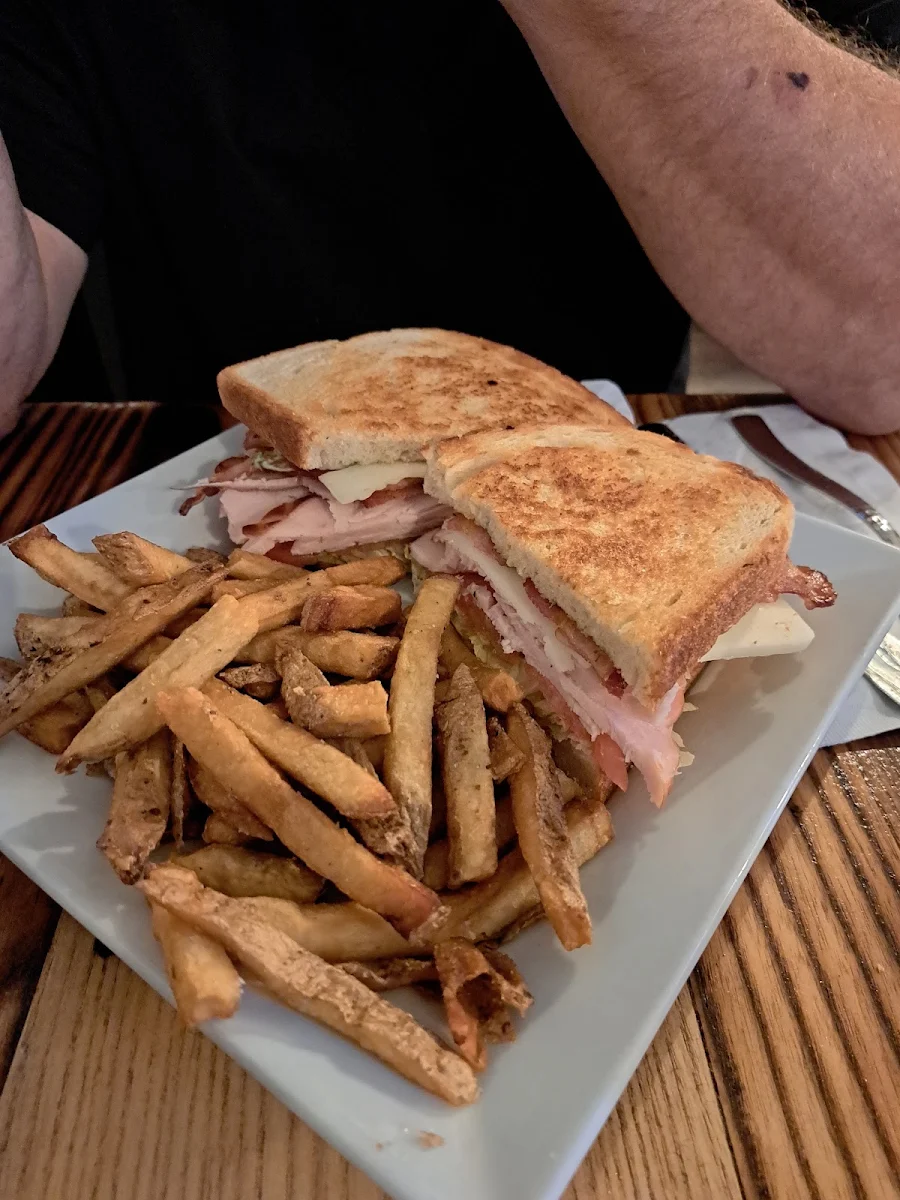 Turkey Club with Fries