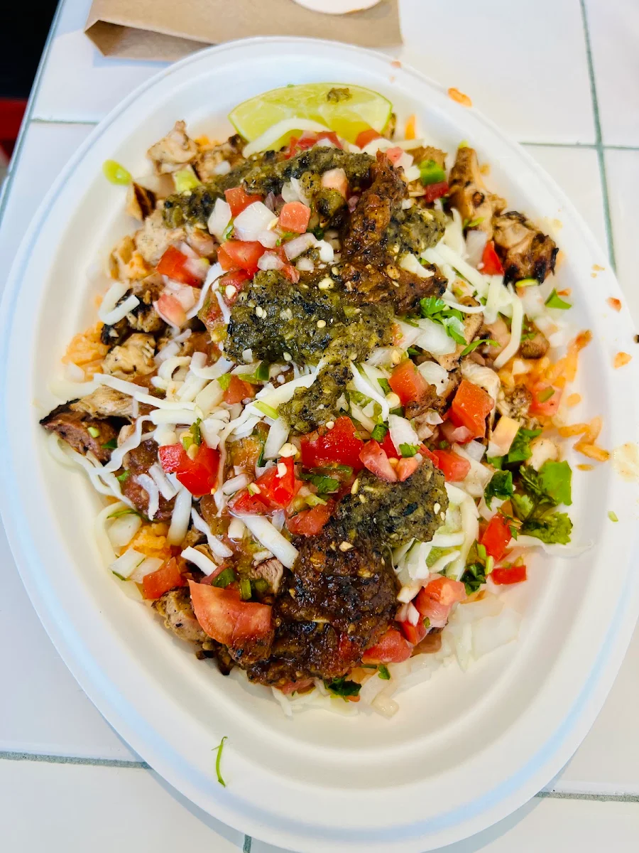 Chicken Bowl Burrito