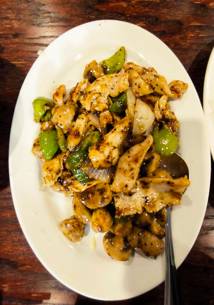 Chicken with Black Pepper Sauce