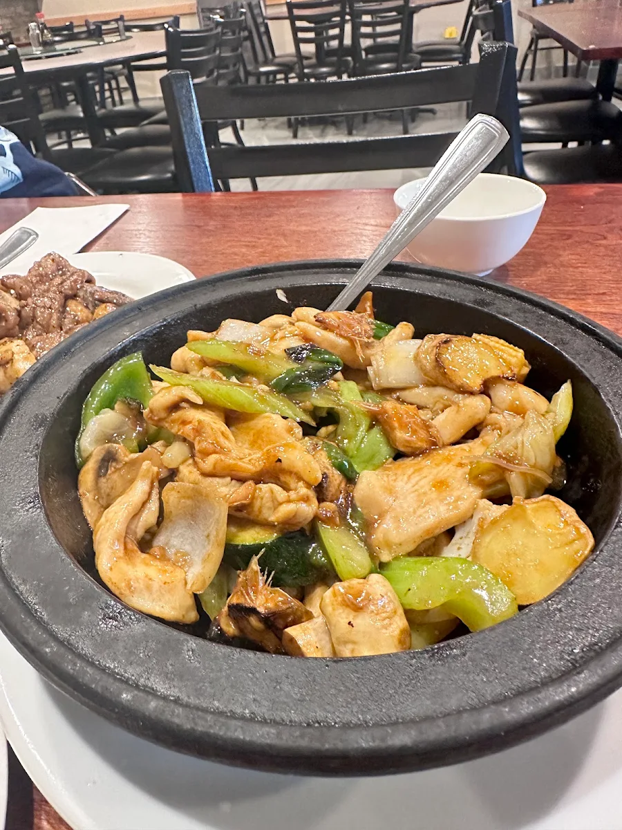 Sizzling Chicken with Black Bean Sauce