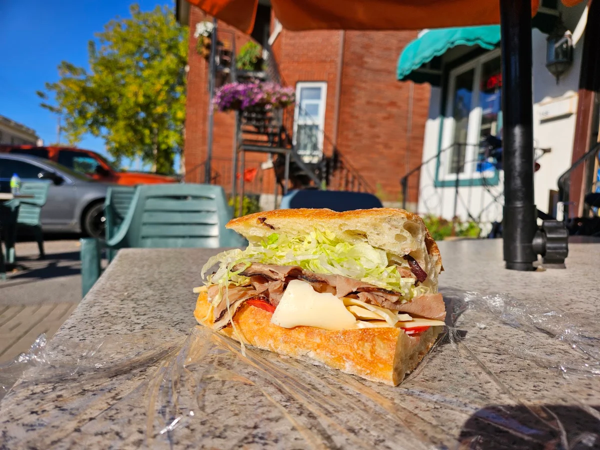 Roast Beef and Swiss Sandwich