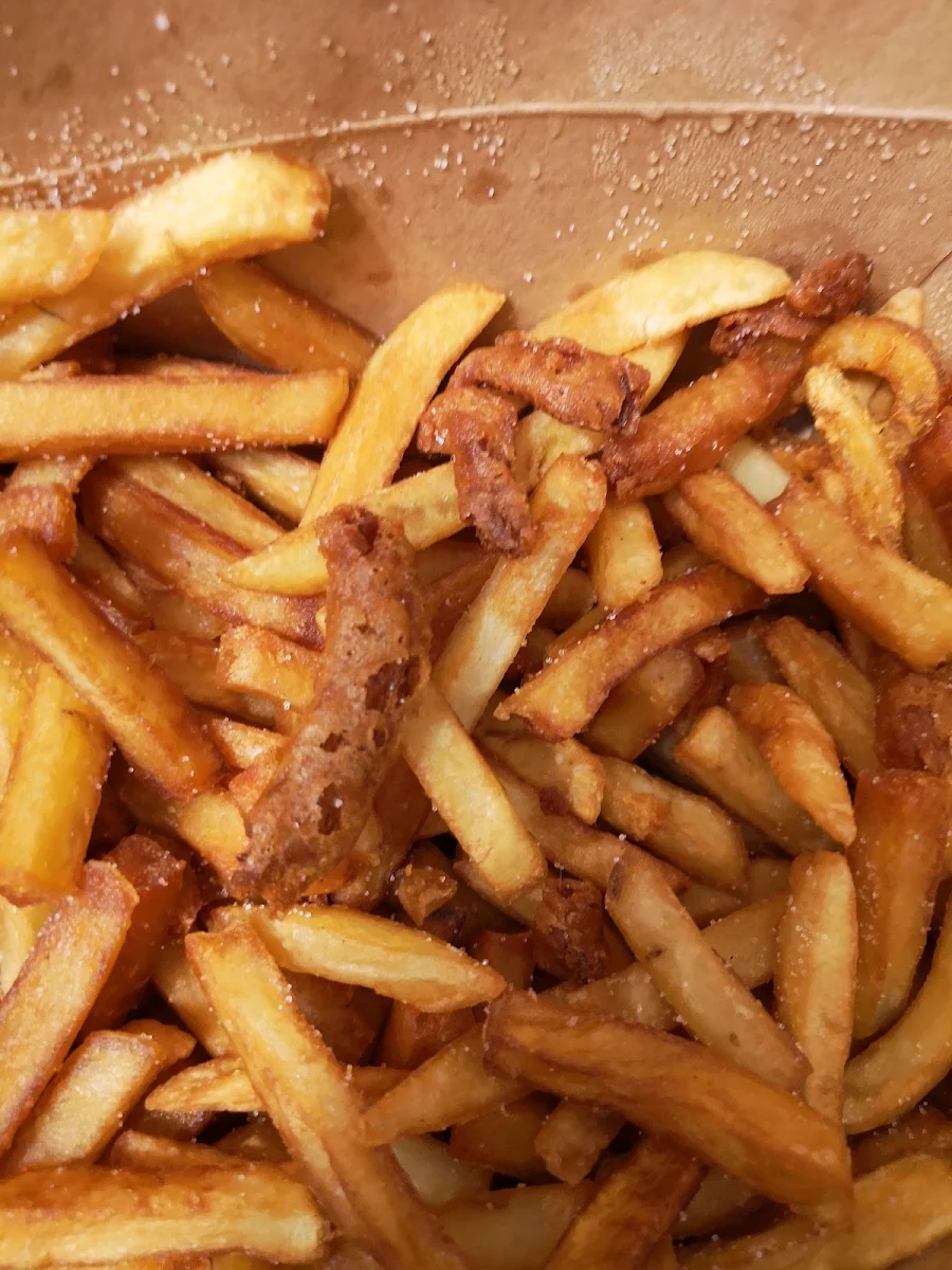 Fries, Buster's Pizza & Donair