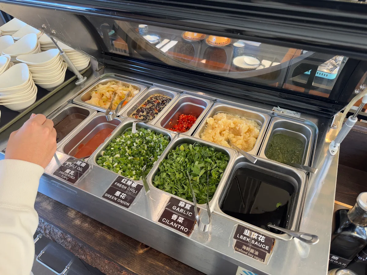 Sauce Bar the Pickled Vegetables Are My Fav