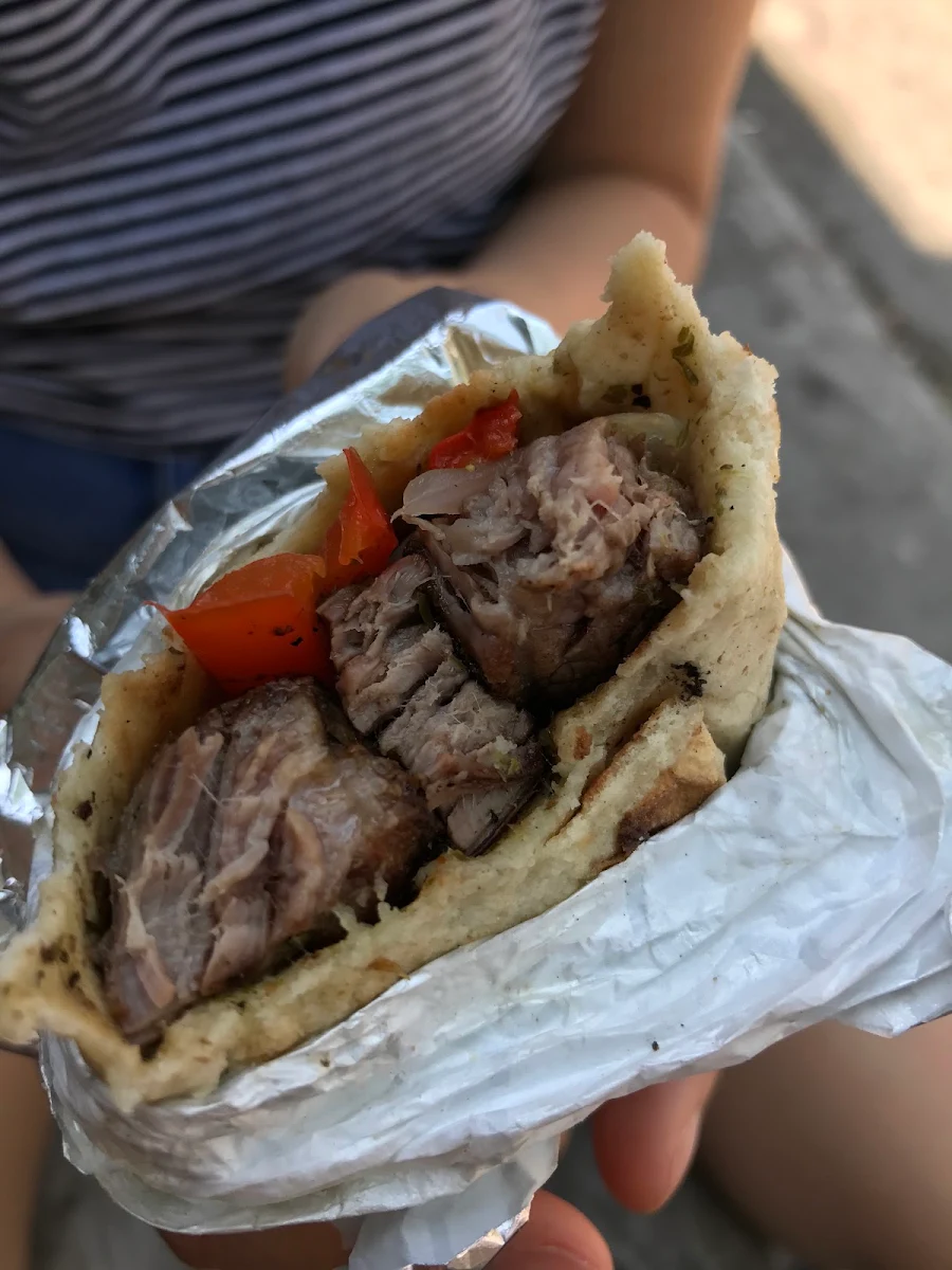 Skirt Steak Flat Bread Wrap