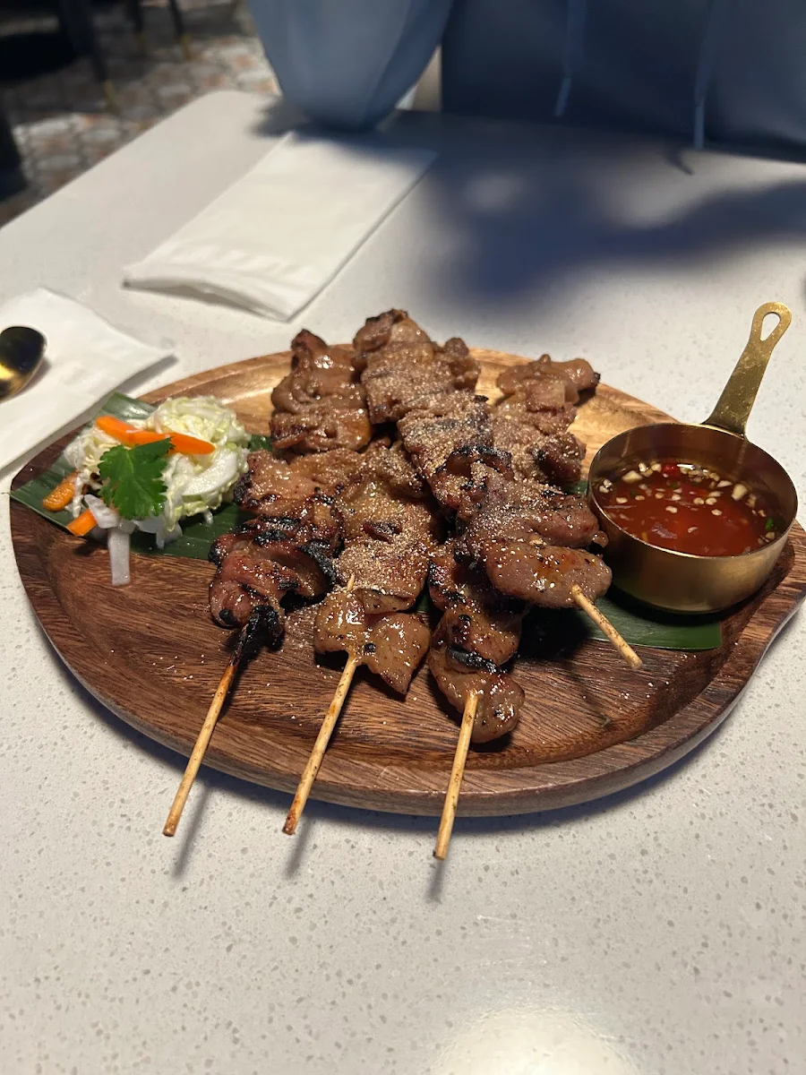 Moo Ping Pork Skewers