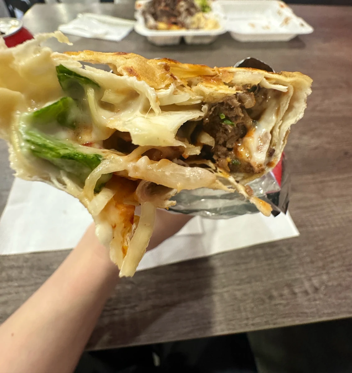 Beef Kebab Wrap