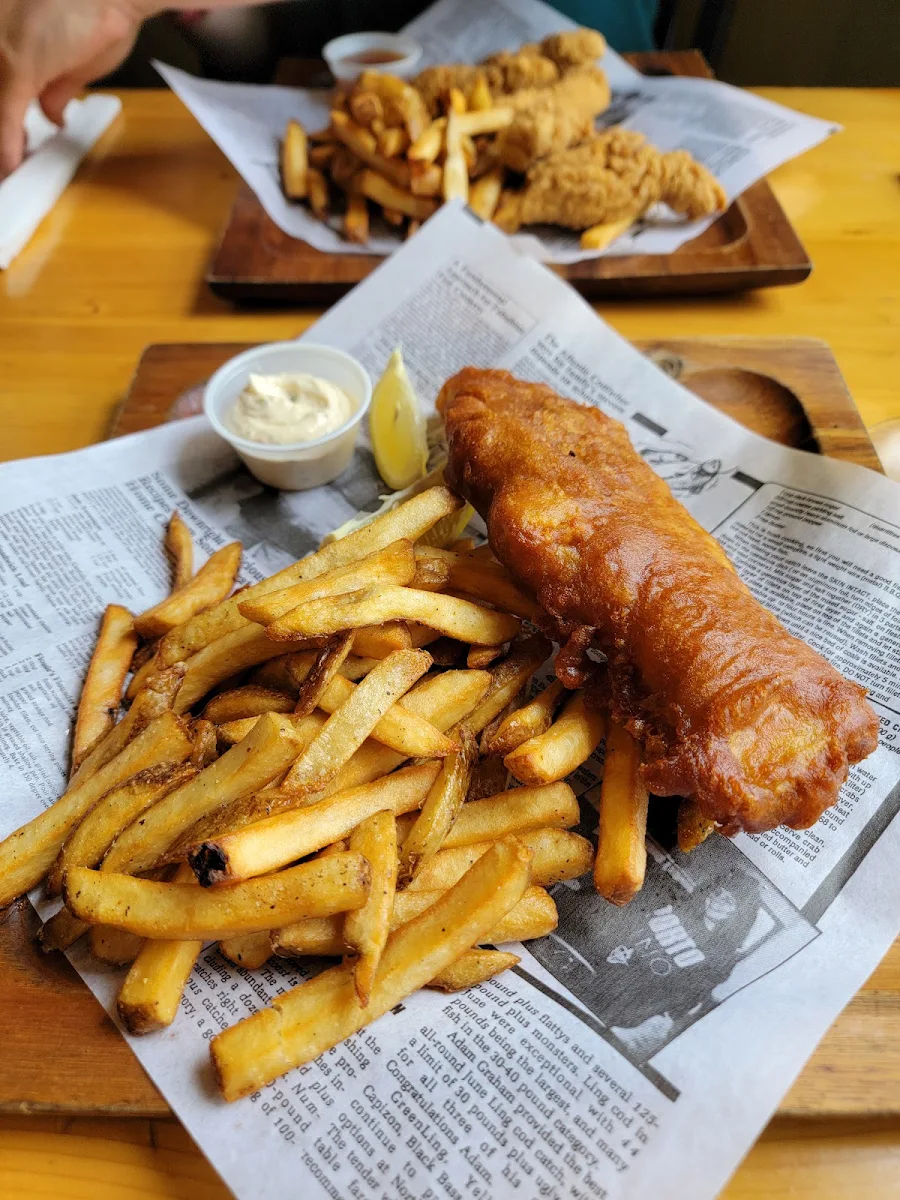 English Style Fish and Chips