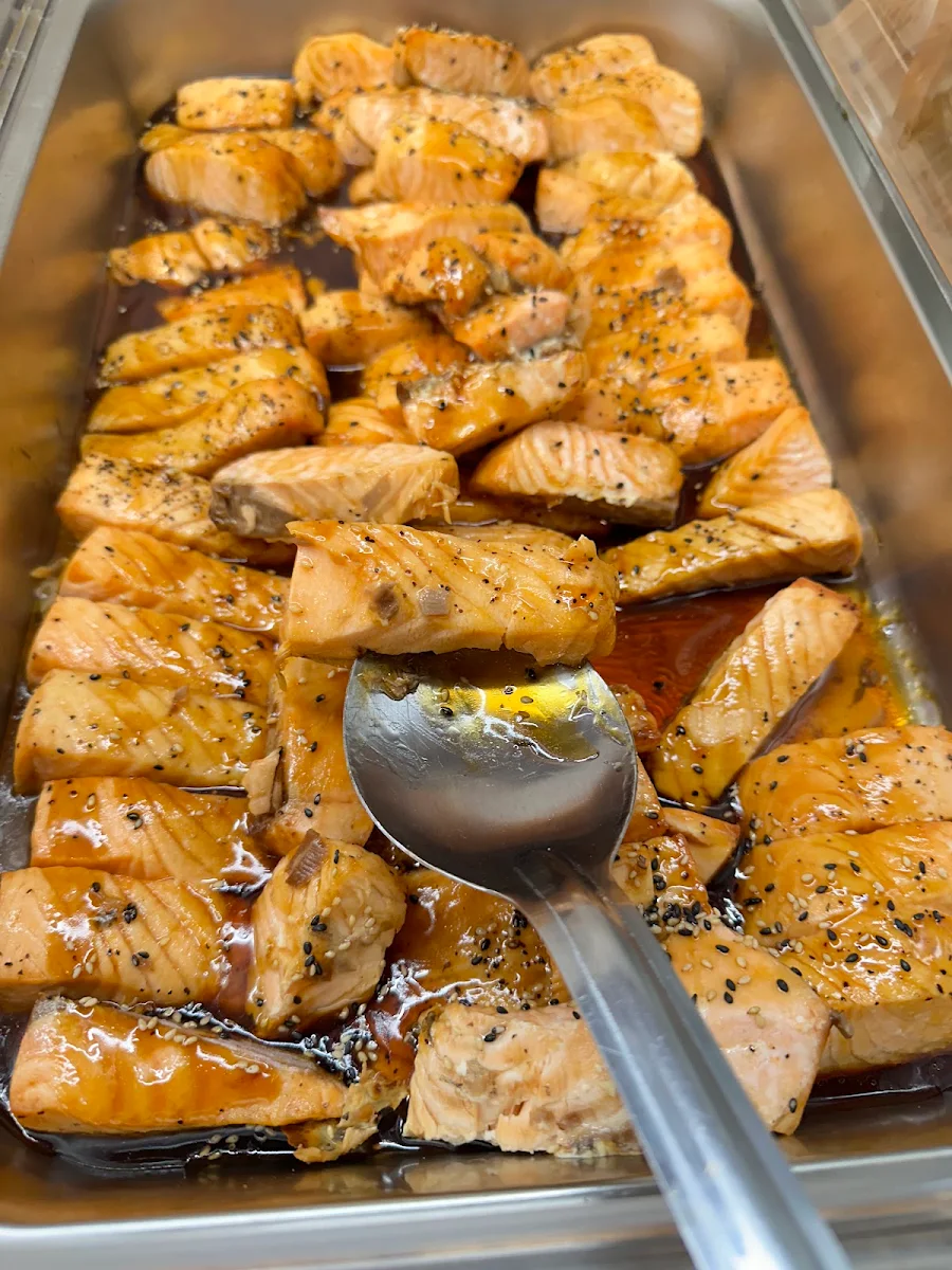 Salmon, Secret Garden Korean Buffet