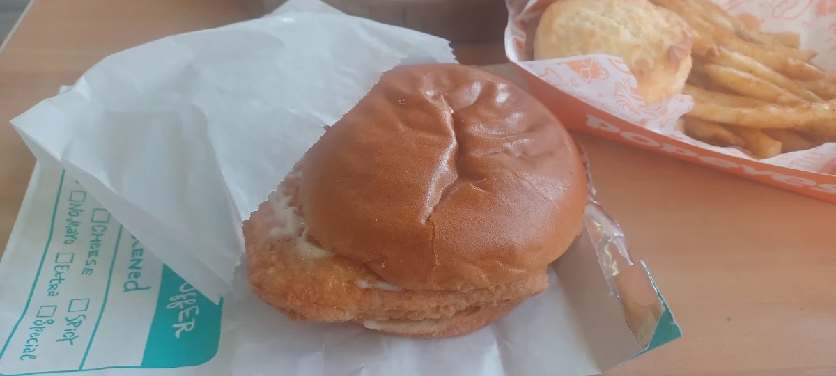 Flounder Fish Sandwich