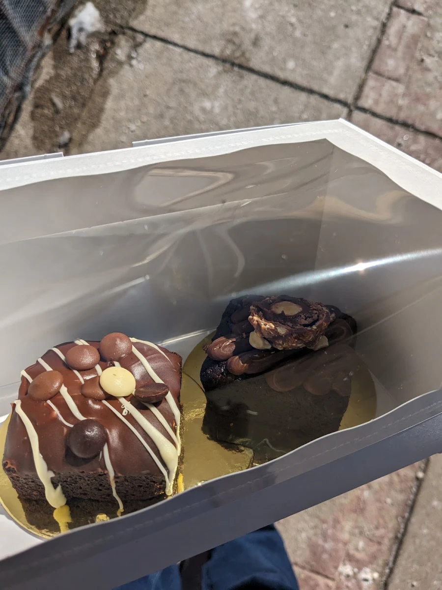 Hazelnut and Double Chocolate Brownies