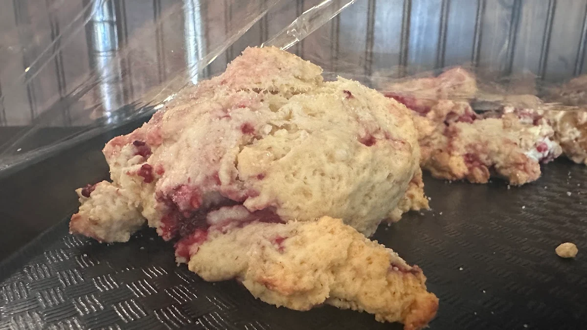 Raspberry White Chocolate Scones