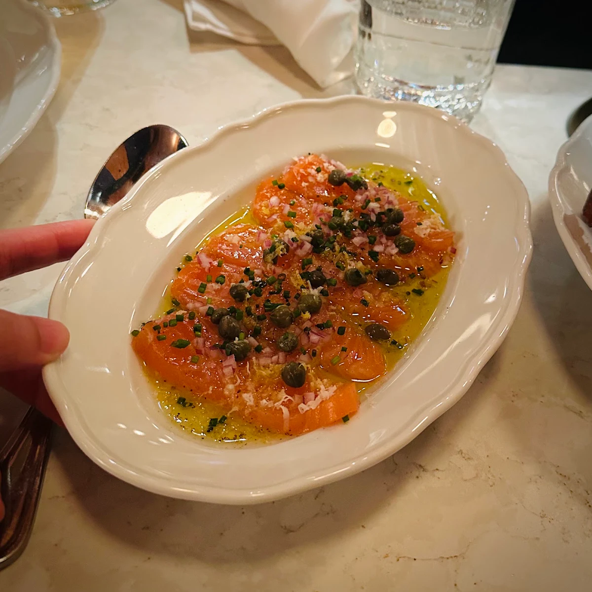 Salmon Crudo