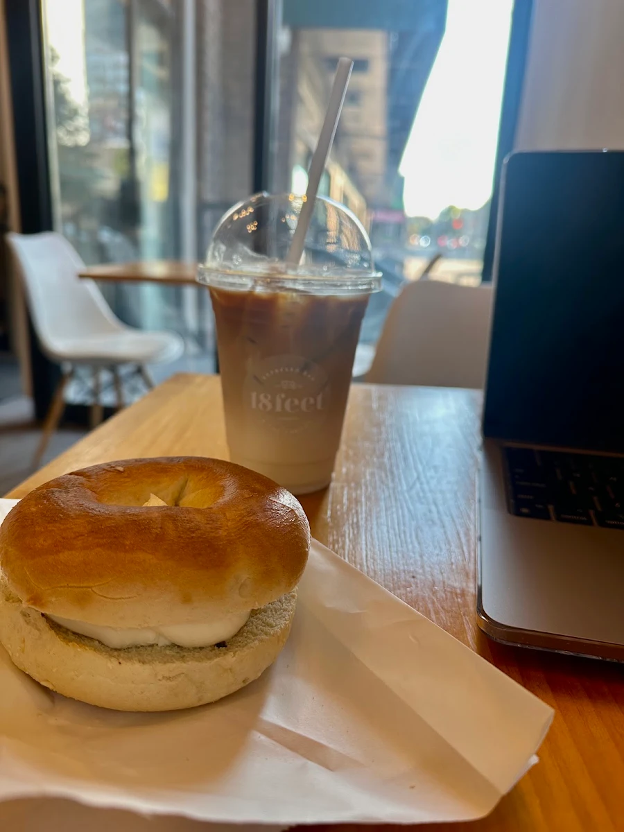 Plain Bagel with Cream Cheese
