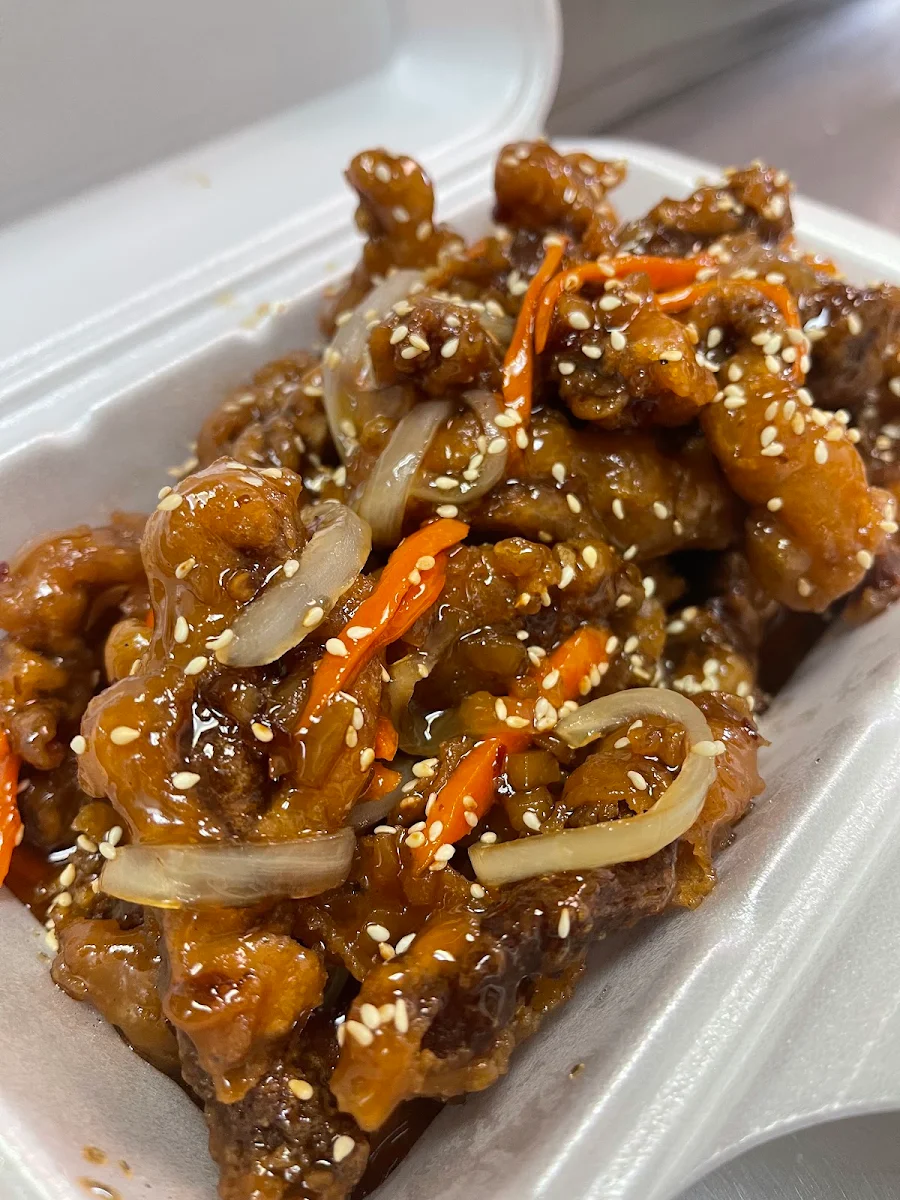 Mei Mei Fried Beef with House Sauce Sweet & Sour
