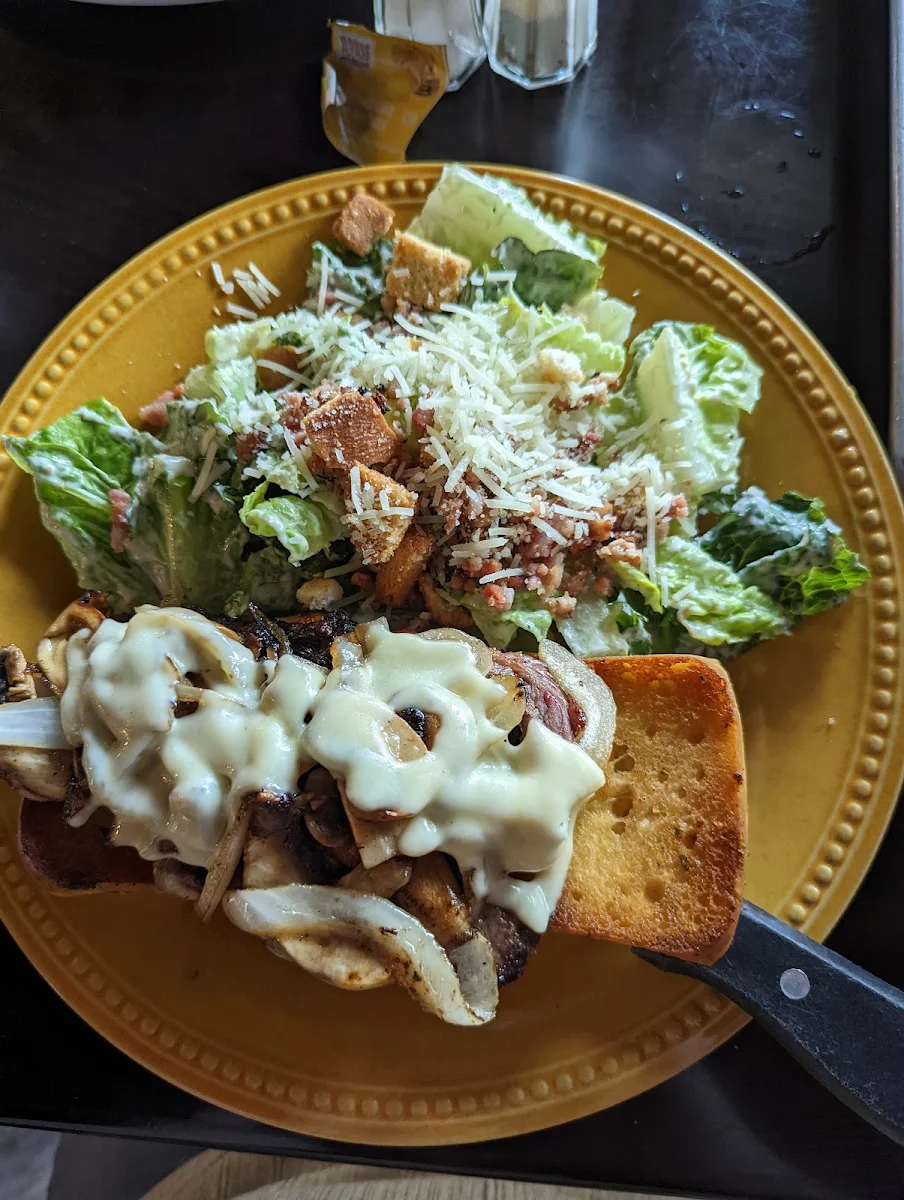 Angus Steak Sandwich with Caesar Salad