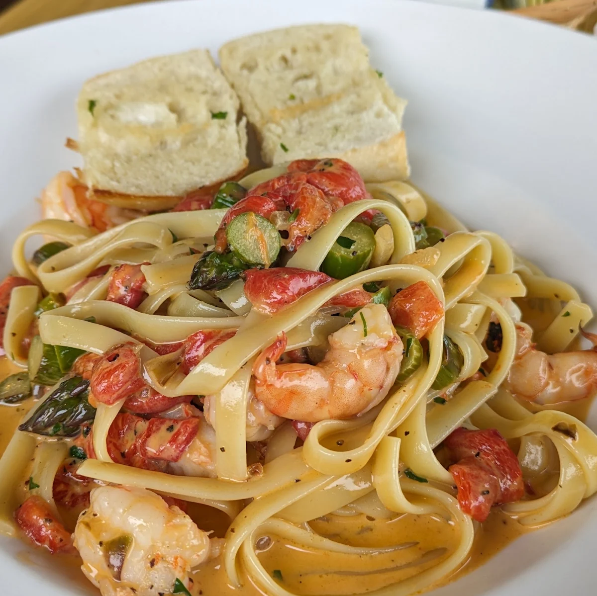 Fetucinni Shrimp Pasta Special