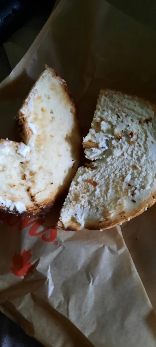 Everything Bagel with Cream Cheese