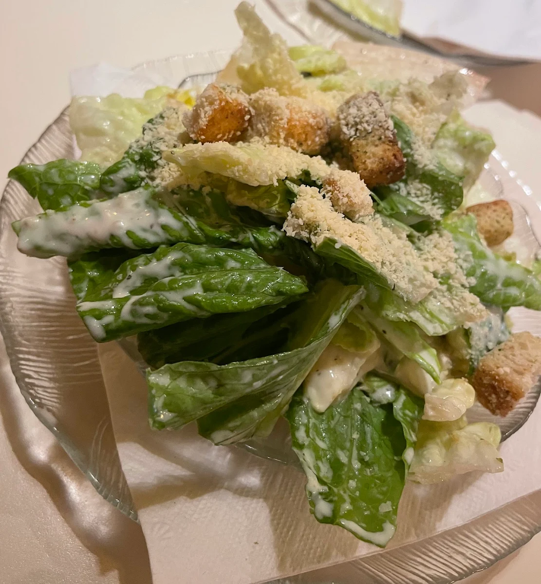 Caesar Salad with Shrimp or with Fresh Chicken Breast for an Additional Charge