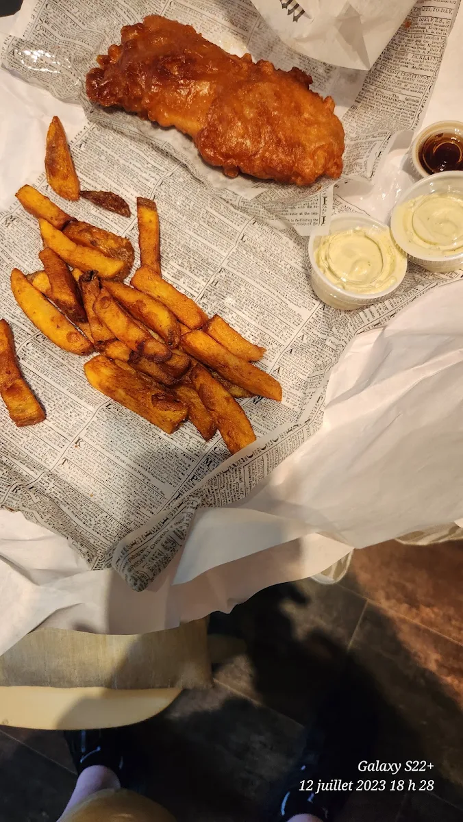 Fish & Chips Morue