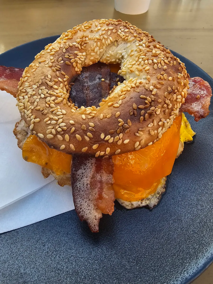 Bacon Egg'n'Cheese on a Bagel