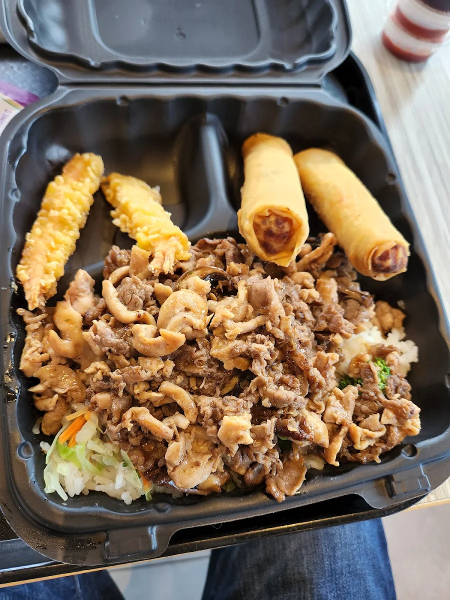 Chicken & Beef Bento Box