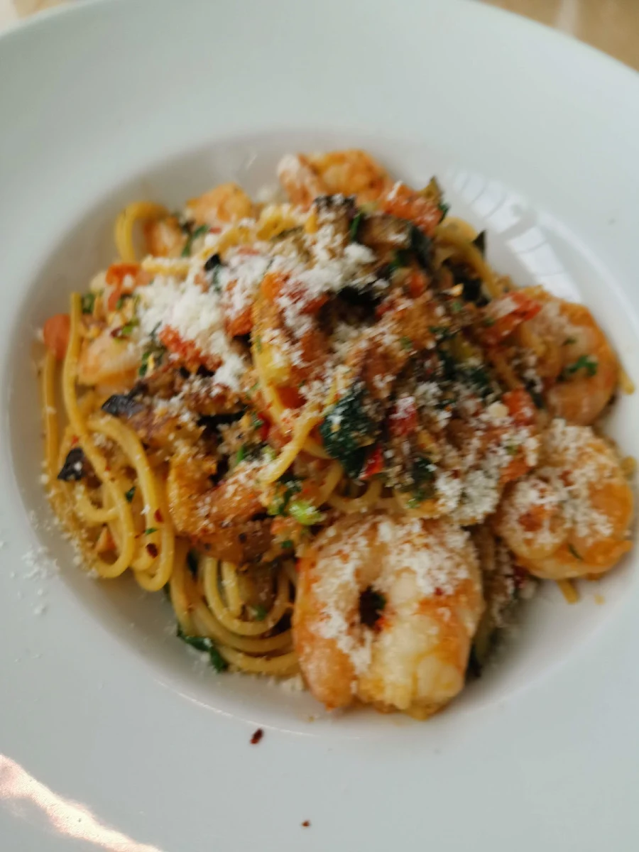 Spicy Shrimp Fettuccine