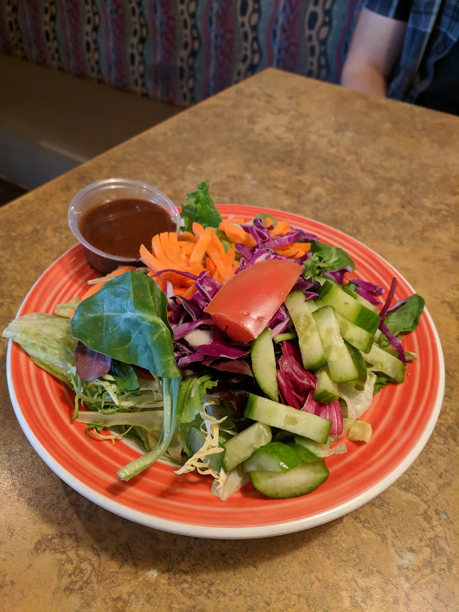 Garden Salad with Balsamic Dressing