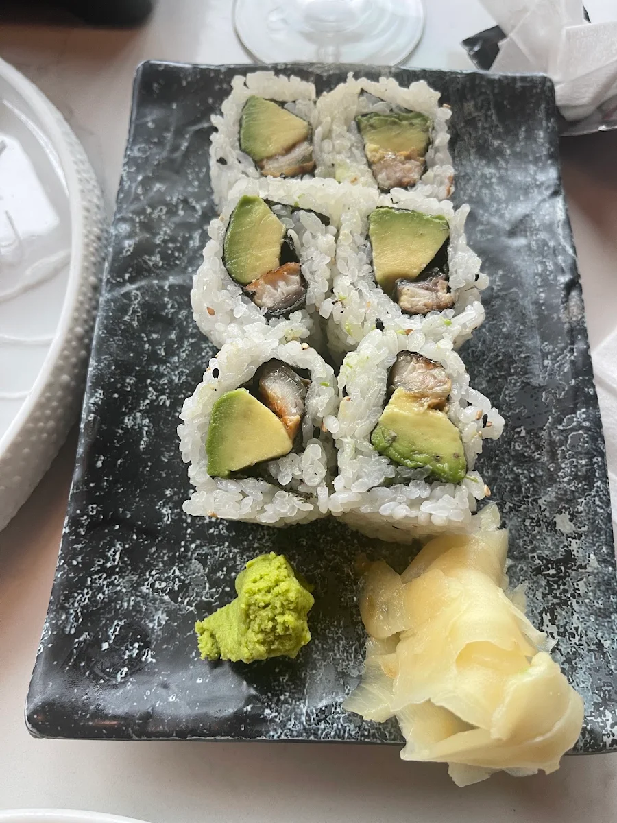 Eel and Avocado Roll