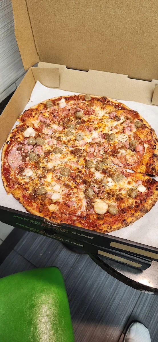 Thin Crust Medium All Meat Pizza