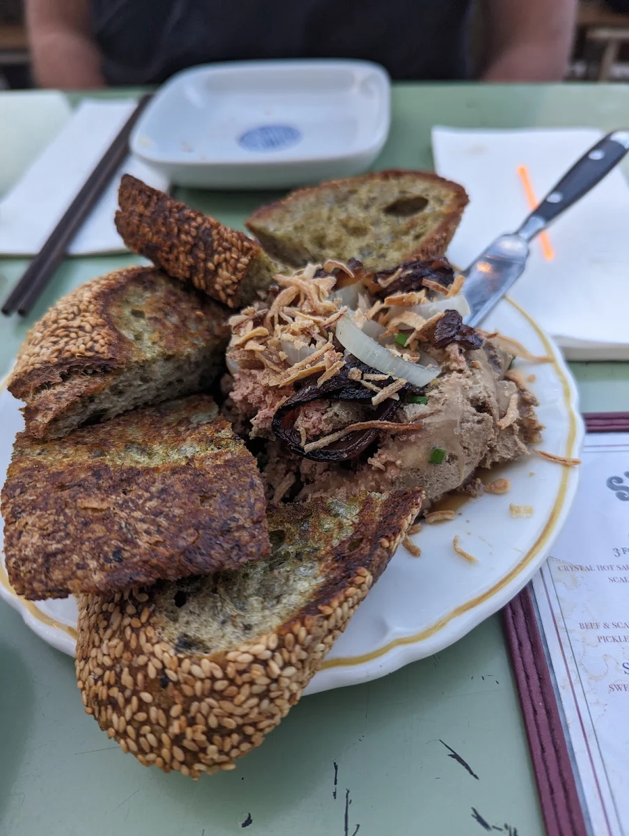 Sour Dough with Hummus