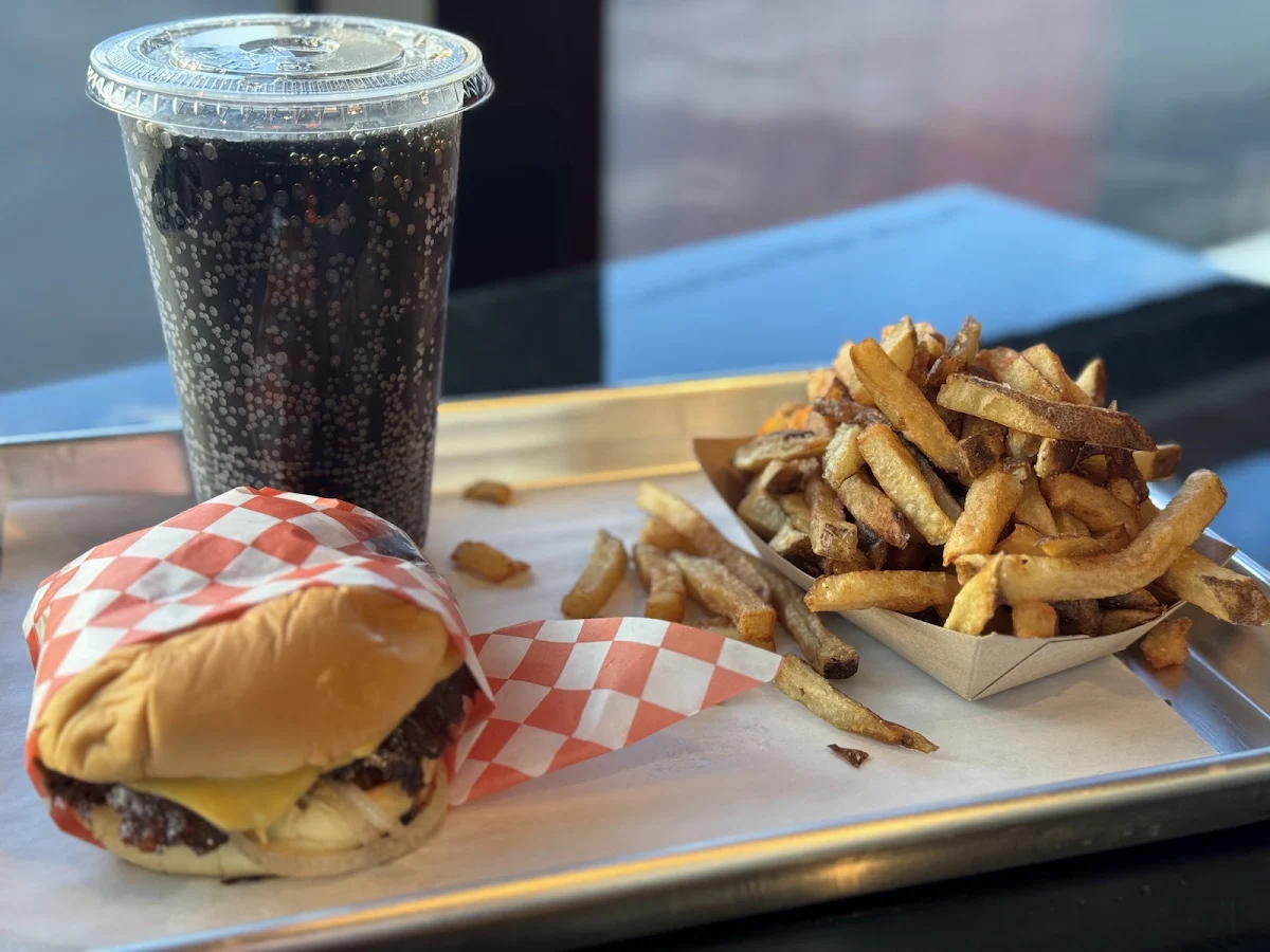 Fried Onion Smash Burger
