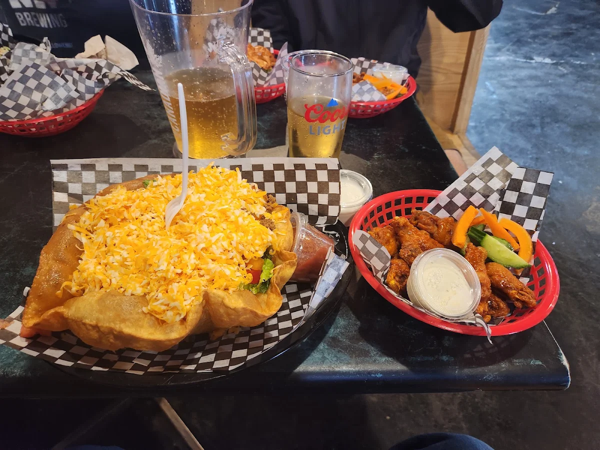 Taco Salad & Wings