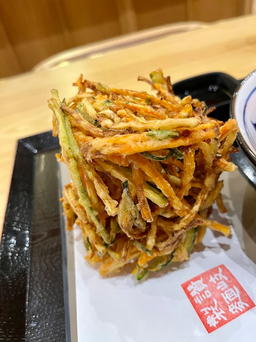 Vegetable Pancake Tempura Udon
