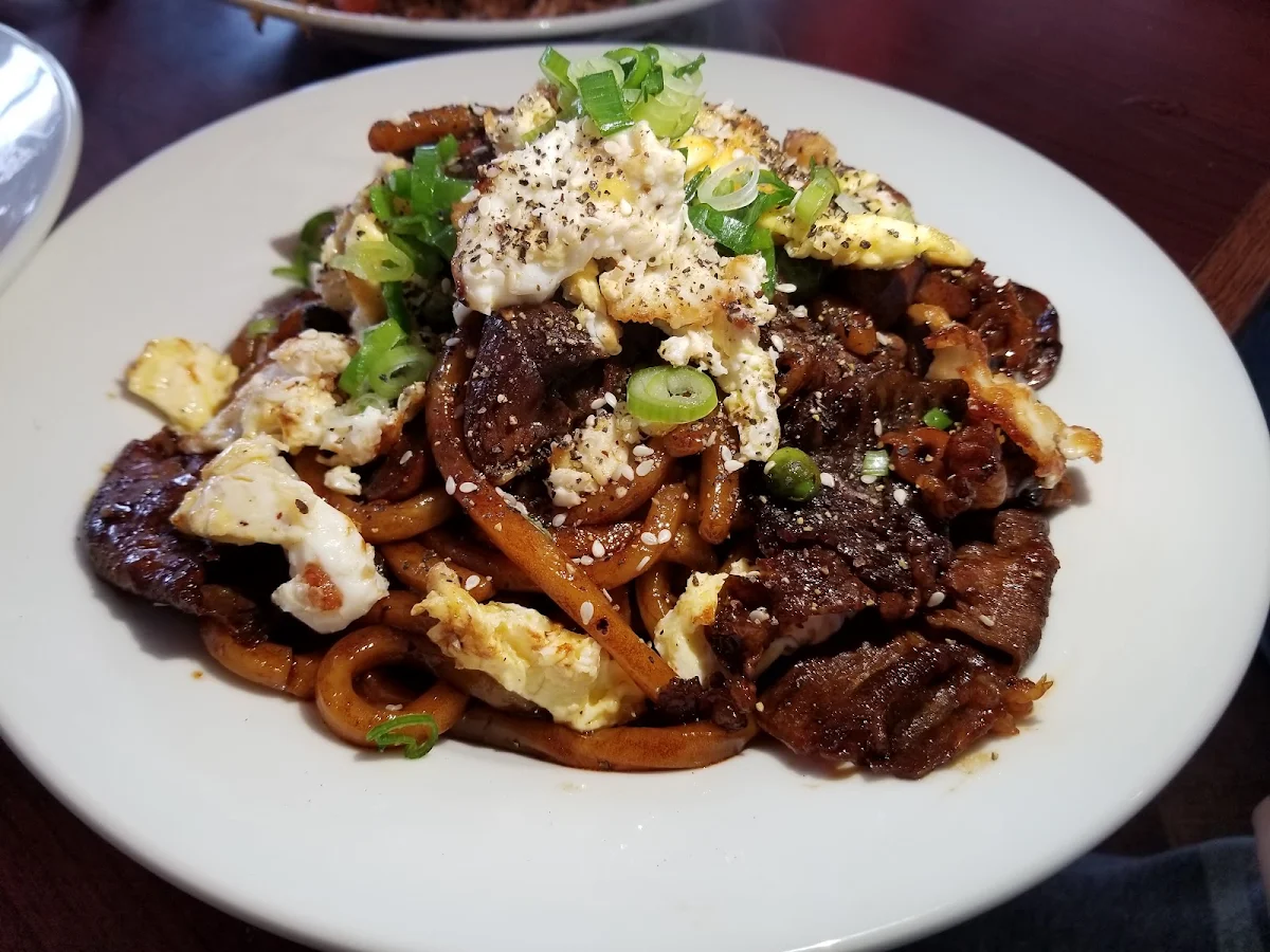 Fried Beef Udon