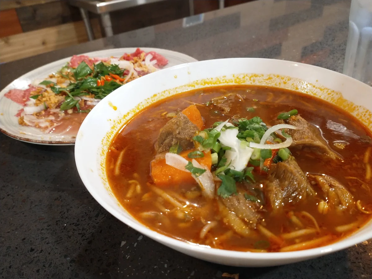 Spicy Hue Style Noodle Soup Bun Bo Hue